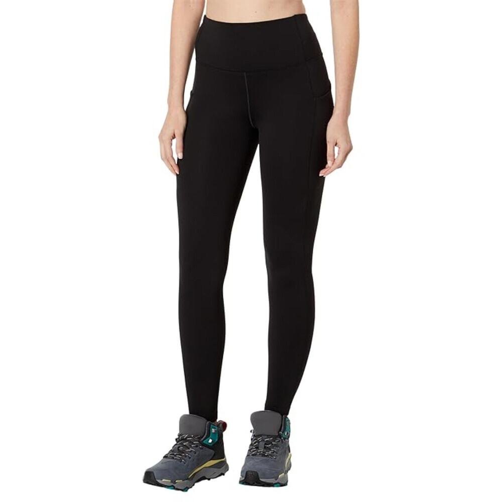 Arc'teryx Essent Warm Leggings Women 2 Black Stretch High-Rise Activewear RED821